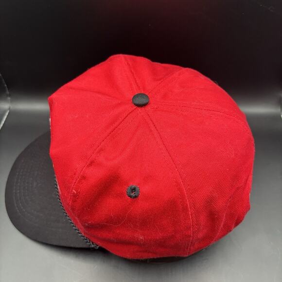 Vintage I'd Rather Be Racing Hat Cap Snap Back Embroidered Trucker Rope braid - Picture 2 of 7